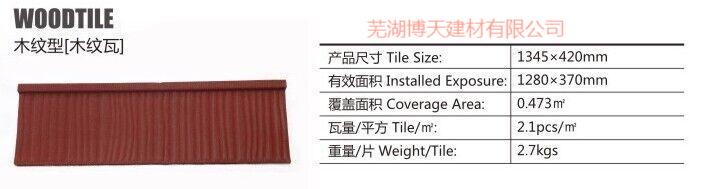 木紋型(木紋瓦):