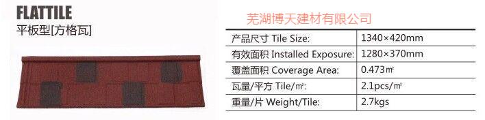 平板型(方格瓦):